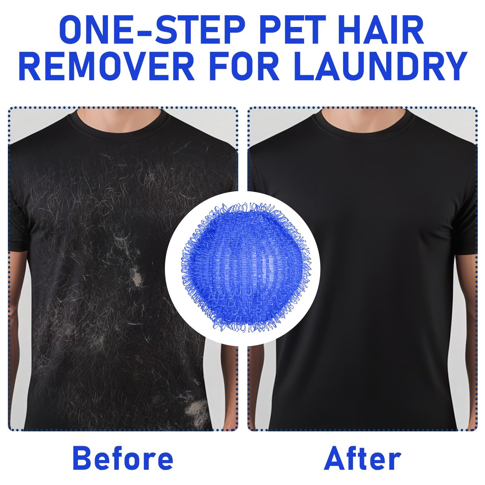 12 PCS Pet Hair Remover for Laundry, Washing Machine Fur Catcher, Effective Cat Dog Laundry Pet Hair Catcher for Clothes, Sheets, Towels, Fleece