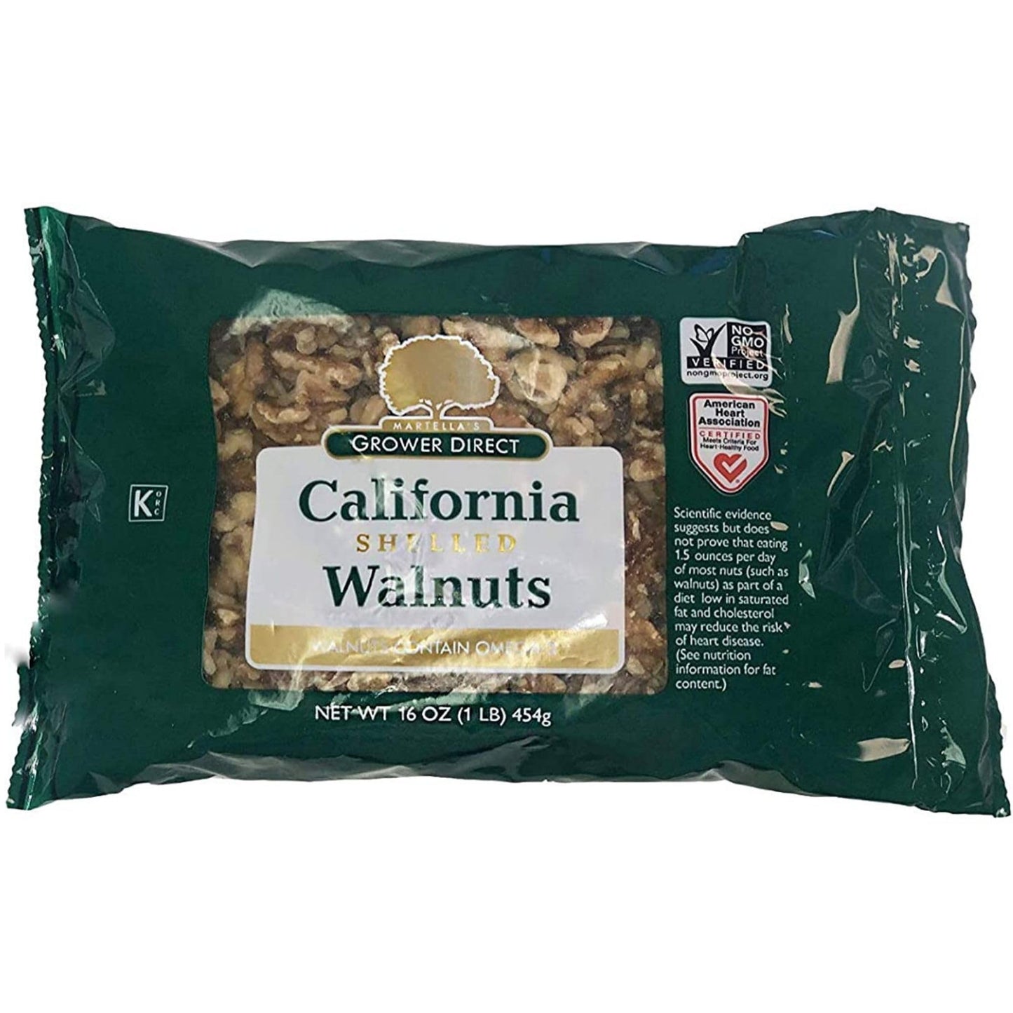 Growers Direct Natural Premium California Shelled Walnuts - Healthy Snacks - Gluten Free Nuts - Omega 3 - Heart Healthy - Nuts - Farm Fresh Nuts