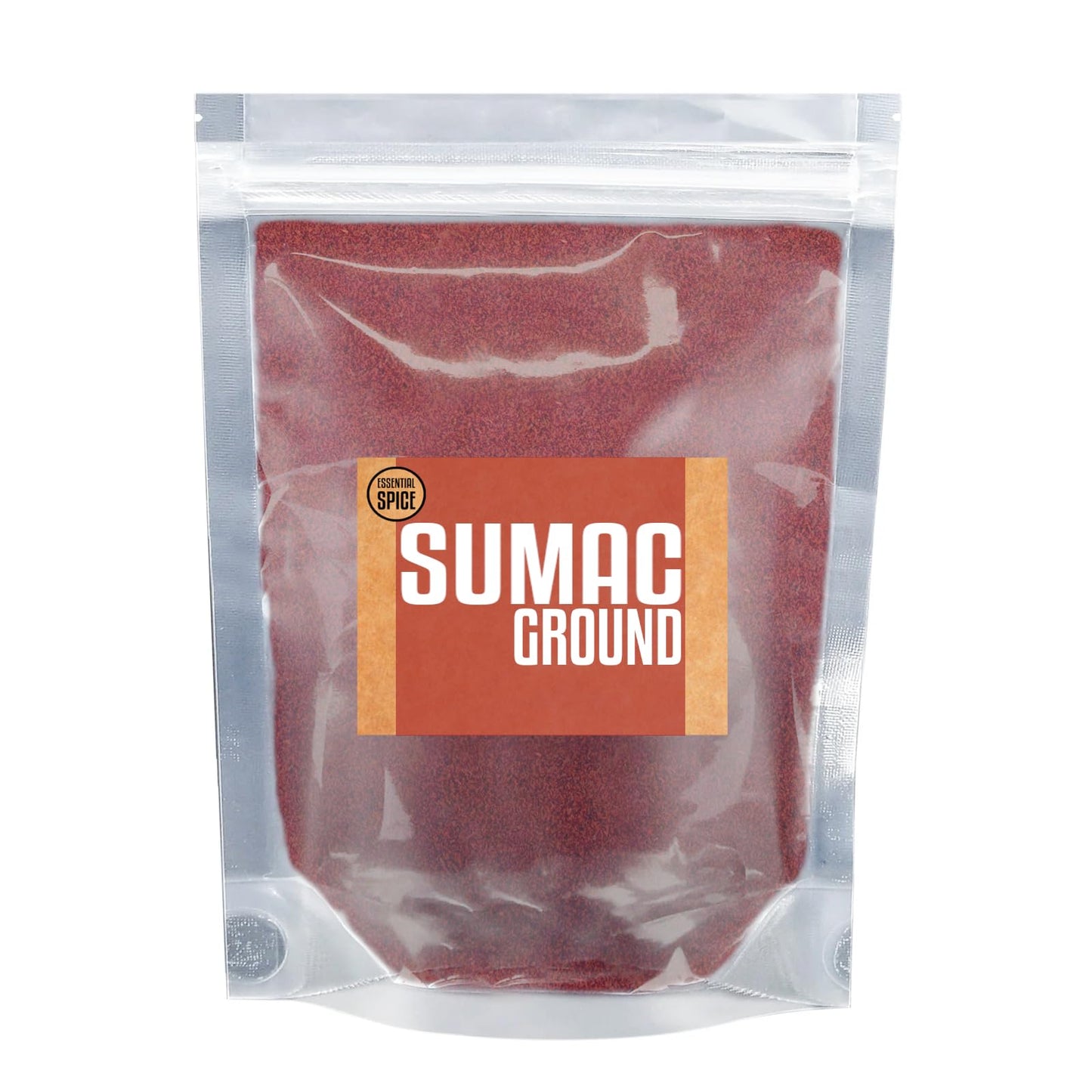 Essential Spice Ground Sumac - Tart, Fruity & Citrus-Like Flavor - Tangy Mediterranean Spice for Rubs, Dressings, Hummus & Roasted Vegetables (98