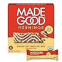 MadeGood Morning Cinnamon Bun Bars, 5ct/5.3 Oz, Organic Snacks