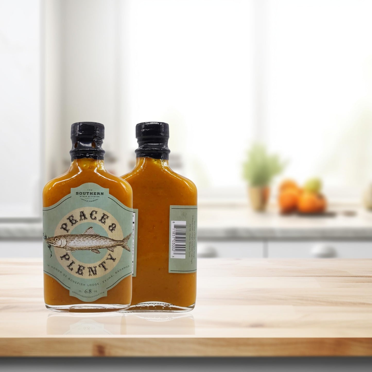Peace and Plenty Sauce, 6.8 oz Bottle - Sweet & Spicy Gourmet Sauce with Pineapple, Mango & Chili Peppers - Tropical Hot Sauce for Chicken, Seafood