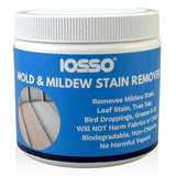 Iosso Mold & Mildew Stain Remover - Color Safe for Awnings, Tents & Boats - Concentrated Formula Makes 3 Gallons - Biodegradable, Non-Chlorine Fabric