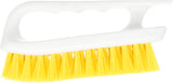 SPARTA 4002404 Ergonomic Iron-Shaped Handle Scrub Brush, 6", Yellow