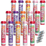 Zipp Hydration Variety Pack - 5 Top Flavors 15 Tubes - Sugar Free Electrolytes Powder Packets for Instant Hydration, Travel Essentials + 4 MIMM MInts