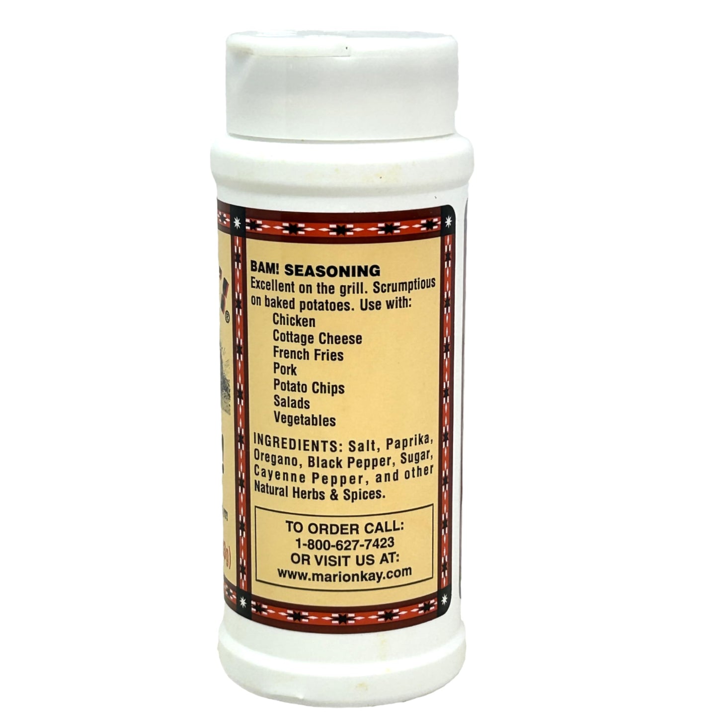 J.R. Mad's BAM! All-Purpose Creole Seasoning Blend, 3.3 oz, Salt, Paprika, Oregano Mix for Chicken, Pork, Seafood, Vegetables