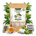 Premium Soursop Leaf Tea Bags 50 Count (4oz) | Graviola Herbal Tea Caffeine Free | Natural Antioxidant Wellness Tea | Hojas de Guanabana