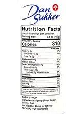 Swedish Dark Baking Syrup - Dan Sukker (2-Pack)