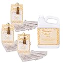 Elanze Designs Tyler Candle DIVA 64 Ounce Glam Laundry Detergent and Scented Sachet Bundle; set of 4