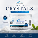 Sea Salt Crystals 500g - Premium Artisan Sea Salt from Patagonia - Mineral Rich Gourmet Salt - Unrefined - No Additives - 100% Natural