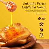 5 lbs. 100% Raw & Unfiltered Gallberry Honey - American Made by Pure Southern Honey