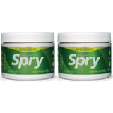 Spry Fresh Natural Xylitol Chewing Gum Dental Defense System - Aspartame-Free, Sugar-Free, Non-GMO, Gluten-Free (Spearmint, 100 Count - Pack of 2)