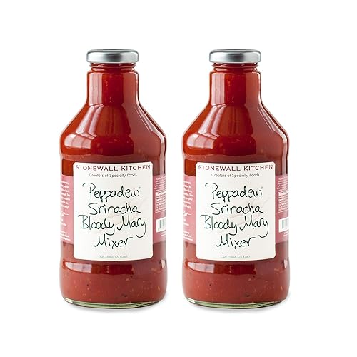 Stonewall Kitchen Peppadew Sriracha Bloody Mary Mixer, 24 Ounces (Pack of 2)