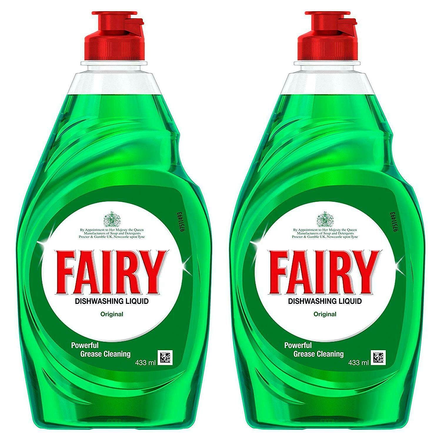 Fairy Original Washing Up Liquid (320ml) - Pack of 2