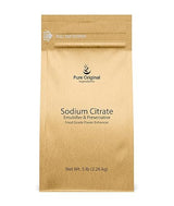 Pure Original Ingredients Sodium Citrate (5 lb) Emulsifier, Food Preservative, Flavor Enhancer, Salty & Sour Flavoring