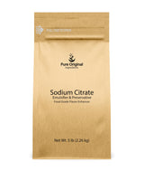 Pure Original Ingredients Sodium Citrate (5 lb) Emulsifier, Food Preservative, Flavor Enhancer, Salty & Sour Flavoring