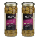 Reese Anchovy Stuffed Thrown Olives, 10-Ounces (Pack of 2)