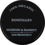 Morton & Bassett 100% Organic Rosemary | Aromatic Herb for Roasting, Soups & Breads | Gluten Free, Salt Free, Non-GMO | 0.8 oz Jar