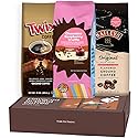 Perfect Samplers Flavored Ground Coffee Gift Box Variety Pack, Twix, Baileys Original, Chocolate Raspberry Coffee, Medium Roast Ground Coffee Sampler