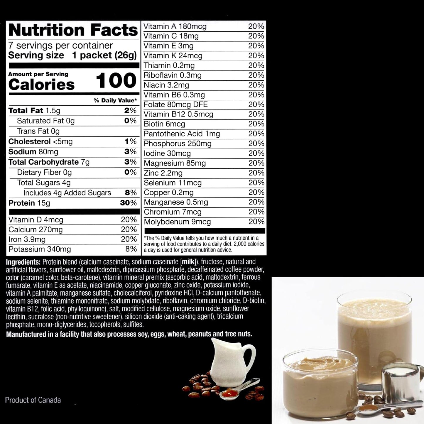 ProtiWise High Protein Shake & Pudding Mix | 15g Protein, Low Fat, Low Calorie, Low Sugar | Gluten Free KETO Diet | Meal Replacement for Hunger