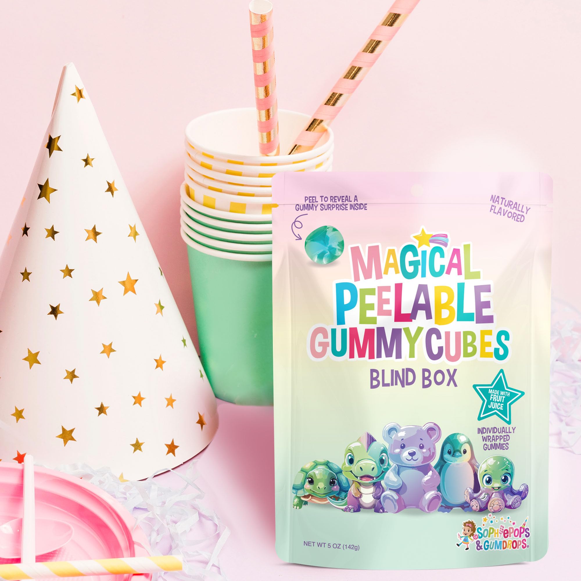 Peelable Gummy Cubes ~ Blind Box (5 oz, 6 PACK)