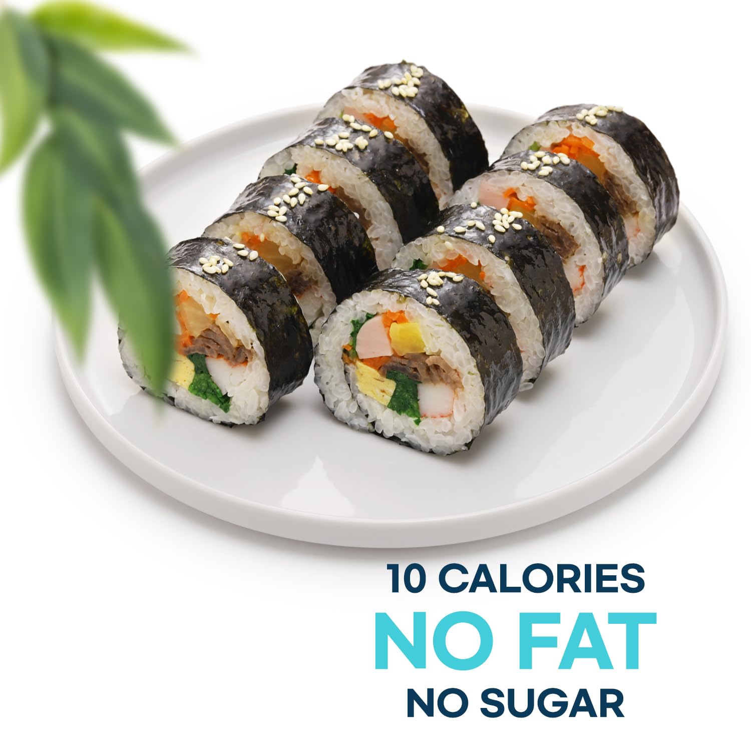 Blue Ocean Sushi Nori Seaweed Sheets Full Sheets 100 sheets 280Gram(2-pack of 50 Full Sheets 140g) Organic Yaki Roasted Rolls Wraps 100% Natural Laver