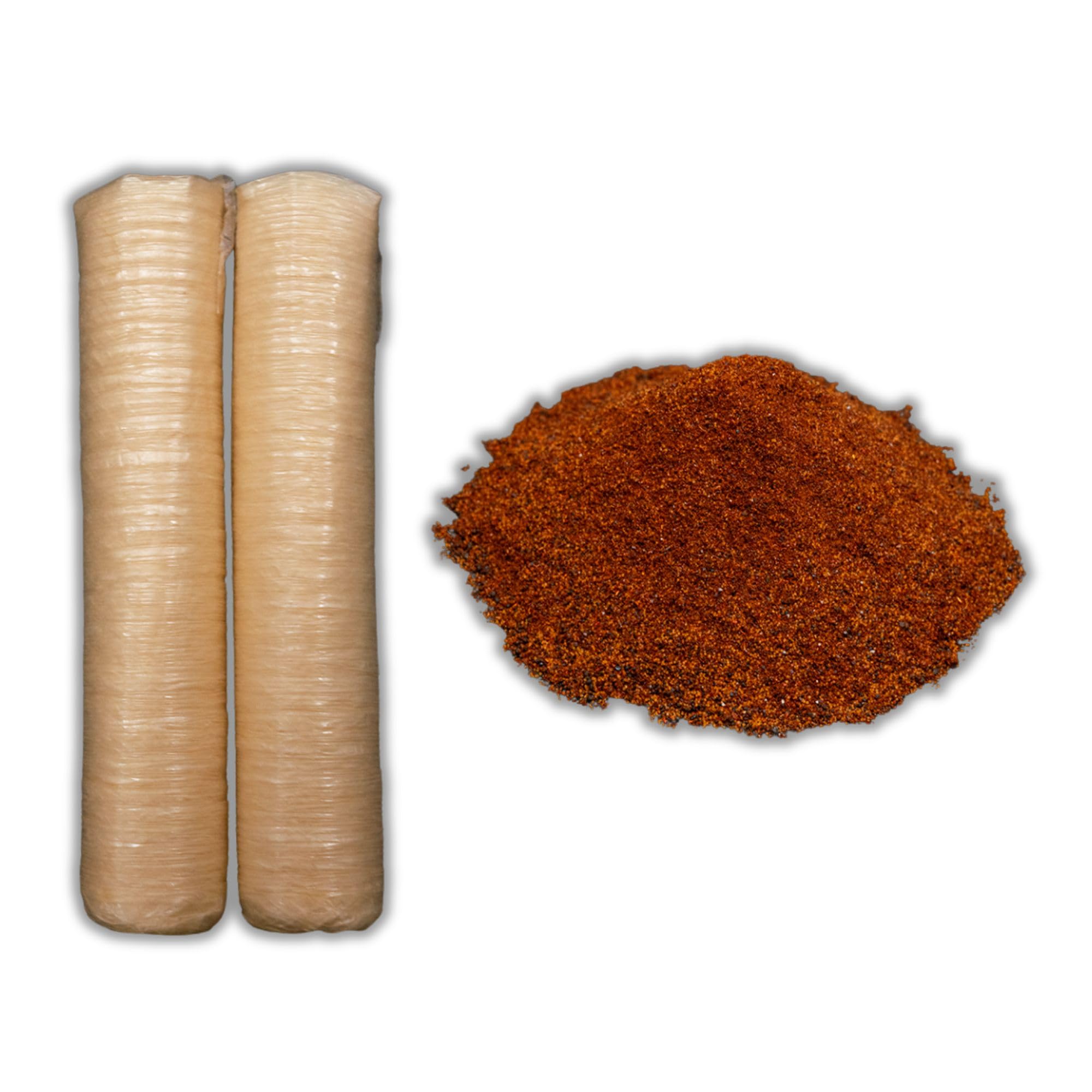 Bearded Butchers Chorizo Sausage DIY Kit - Includes Authentic Spiced Chorizo Seasoning & 32mm Collagen Casings - For Up to 25 lbs Meat - Mild Heat
