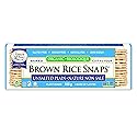 Edward & Sons Organic Unsalted Plain Brown Rice Snaps - Oven Baked, Whole Grain, Gluten Free, No Added Oils, Non-GMO Project Verified, USDA Organic