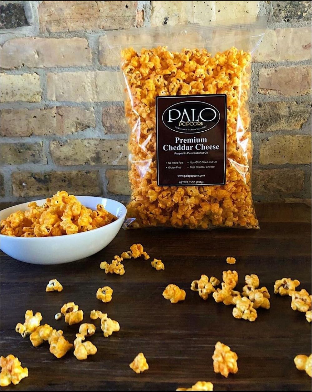 Palo Popcorn Premium Cheddar Popcorn, 6-ounce bags (Pack of 6)