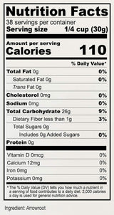Anthony's Premium Arrowroot Flour Powder, 2.5 lb, Gluten Free, Non GMO, Cornstarch Alternative