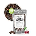 Nelson's Tea Dark Chocolate Cherry - Cut & Sifted Pu-erh Black Tea Loose Leaf with Rich Blend of Chocolate Chips, Wild Cherry Bark, Cacao Nibs