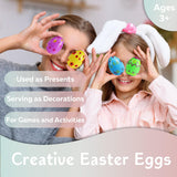 ANTDECOUS Fillable Easter Eggs, Plastic Easter Eggs, 36 Pack, 3.15"