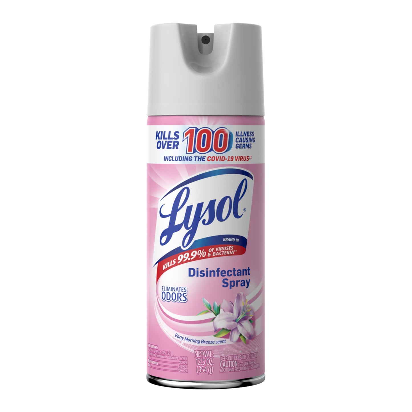 Lysol Disinfectant Spray, Household Cleaning Supplies, Disinfecting Multi-Purpose Room Spray, Antibacterial Sanitizer, Deodorizer, Kills Hantavirus