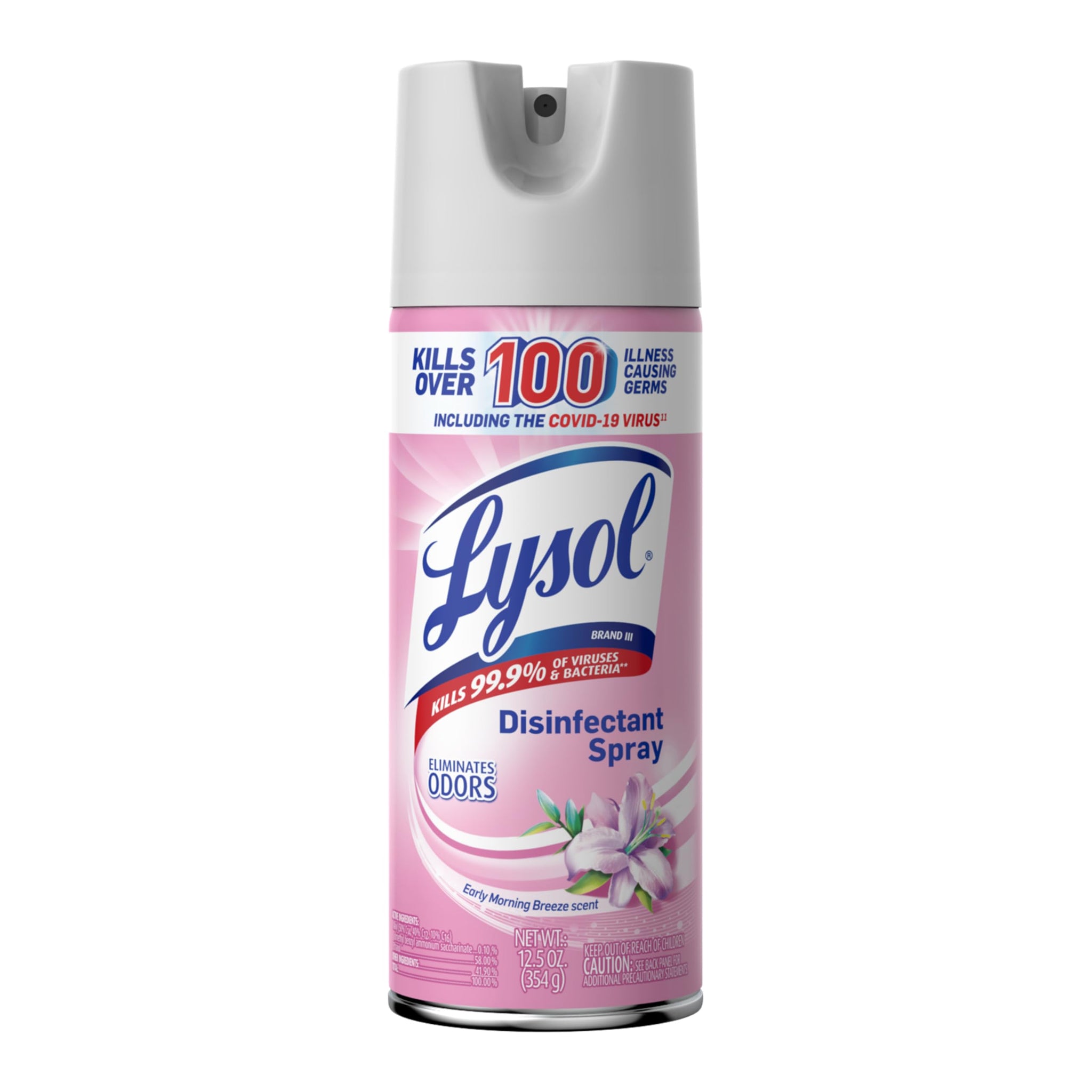 Lysol Disinfectant Spray, Household Cleaning Supplies, Disinfecting Multi-Purpose Room Spray, Antibacterial Sanitizer, Deodorizer, Kills Hantavirus