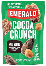 Emerald Nuts Chocolate Peanut Crunch Mixed Nuts (1-Pack) | Features Cocoa Roasted Almonds, Kettle Glazed Pecans, Kettle Glazed Peanuts | 5.5 Oz