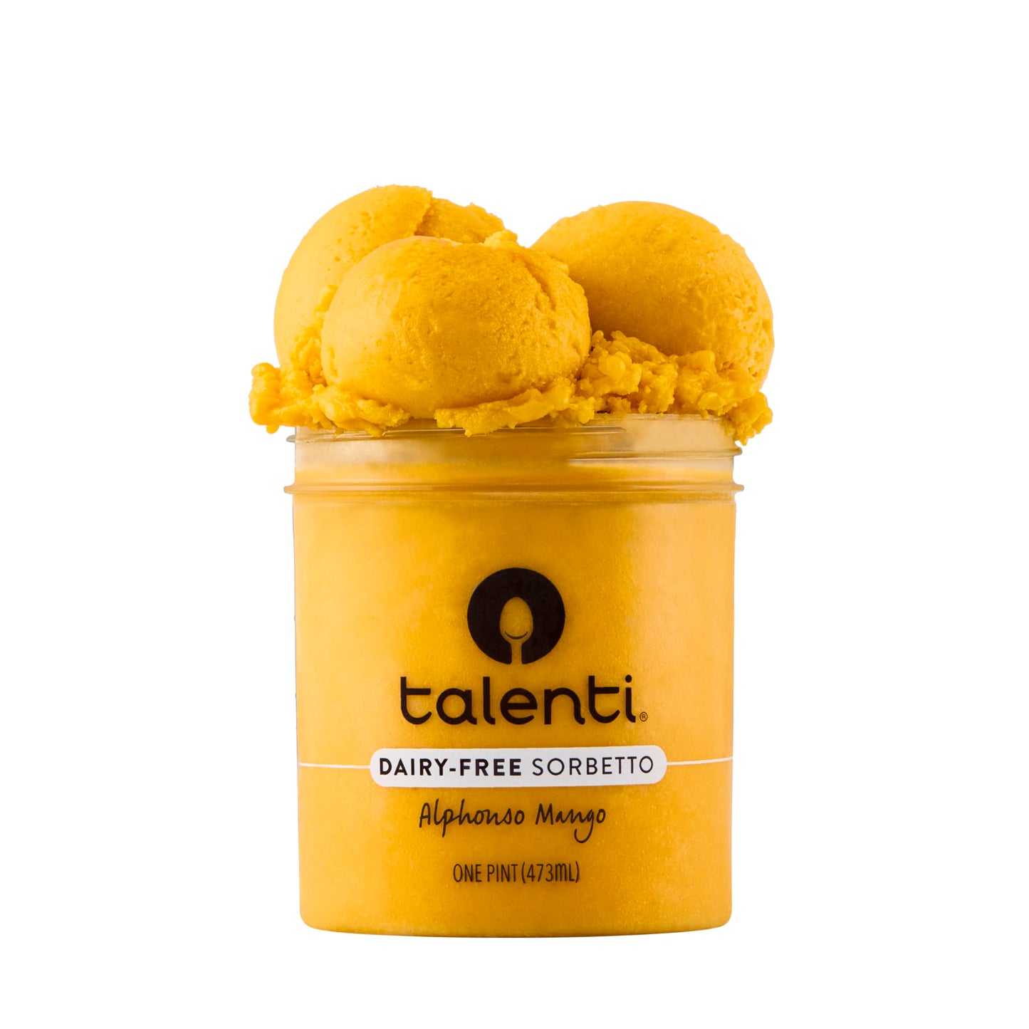 Talenti Sorbetto For a Delicious Non-Dairy Ice Cream Alternative Alphonso Mango Made With Non-GMO Ingredients 1 pint