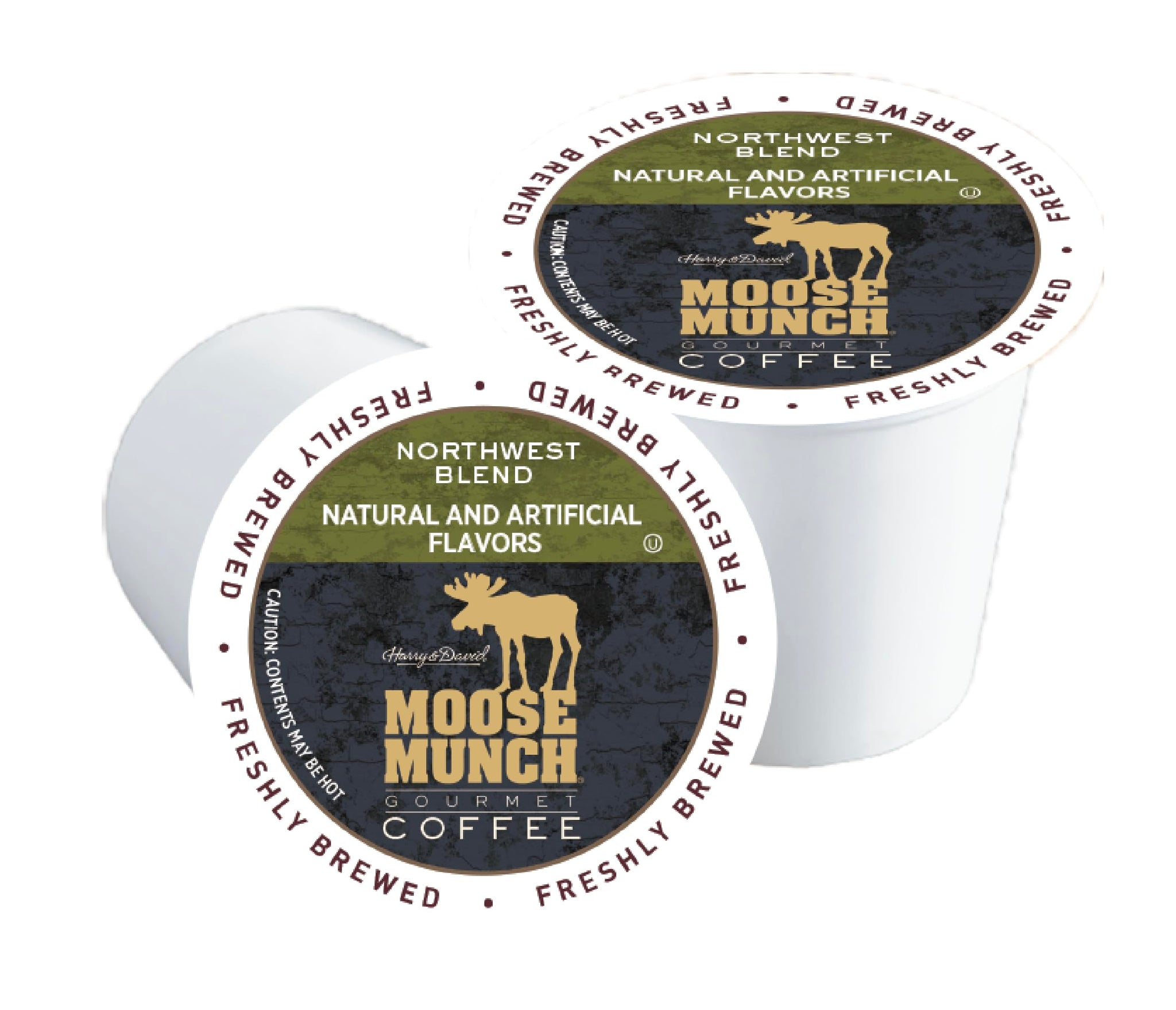 Moose Munch Single Serve Coffee (4/18 Count Boxes, Northwest Blend)