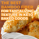 Bamboo Fiber (1.5 lb) 0g Net Carbs, Keto Fiber for Keto and Low Carb Baking, Improves Texture of Keto Baking, Keto-Friendly, Verified Gluten Free
