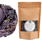 Purple Basil (Ocimum basilicum) 1 OZ (30g), Aromatic Italian, Armenian, Greek Heritage Variety - Naturally Caffeine-Free - Grown in Armenia - Ideal