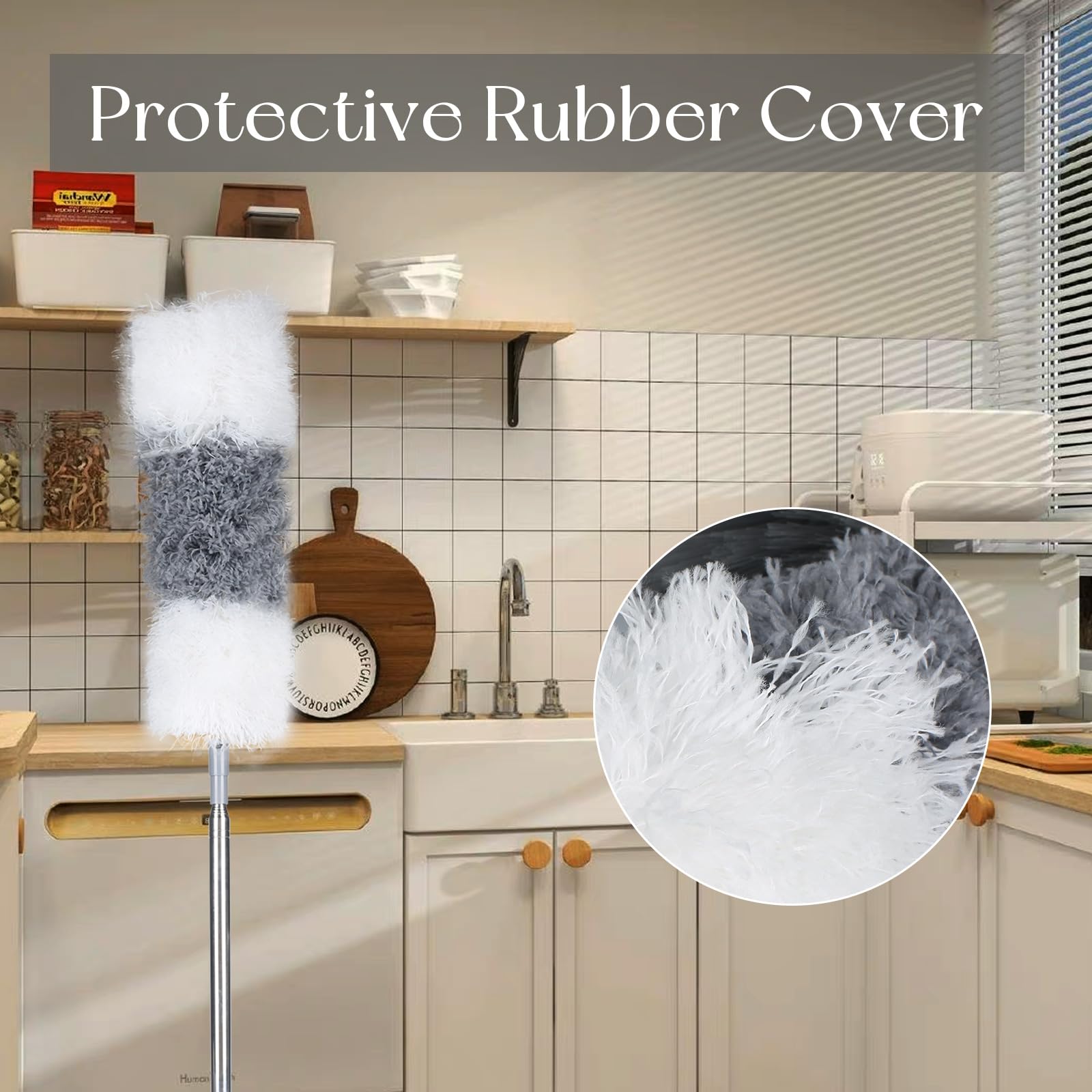 GYIHBEXWO Duster Cleaning Brush Dusters for Cleaning Fan Duster For Ceiling Fan Blades Dust Brush Microfiber Duster Cobweb Extendable Duster Ceiling