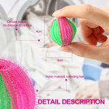 Kysee Lovely 12 PCS Pet Hair Remover for Laundry, Fur Ball Laundry Pet Hair Remover, Say Goodbye to Dog & Cat Hair on Clothes! Reusable Fur Catcher