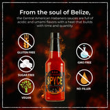 SPYCE Habanero Hot Sauce, Vegan, Gluten Free, Low Sodium, Non-GMO, No MSG, No Sugar, No Filler (10 oz, Fire Habanero)