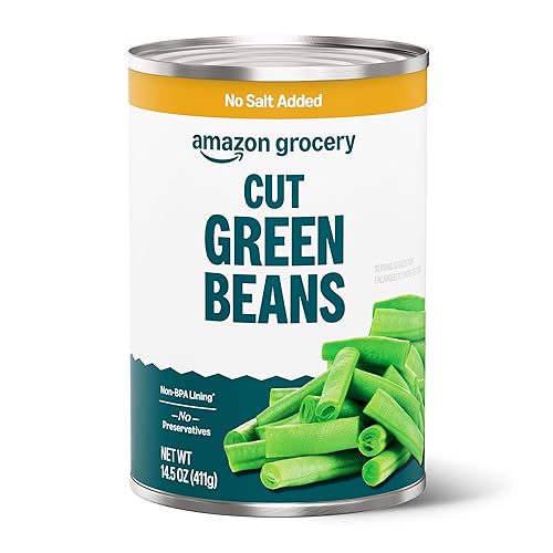 Amazon Grocery, Cut Green Beans, No Salt Added, 14.5 Oz (Previously Amazon Fresh, Packaging May Vary)