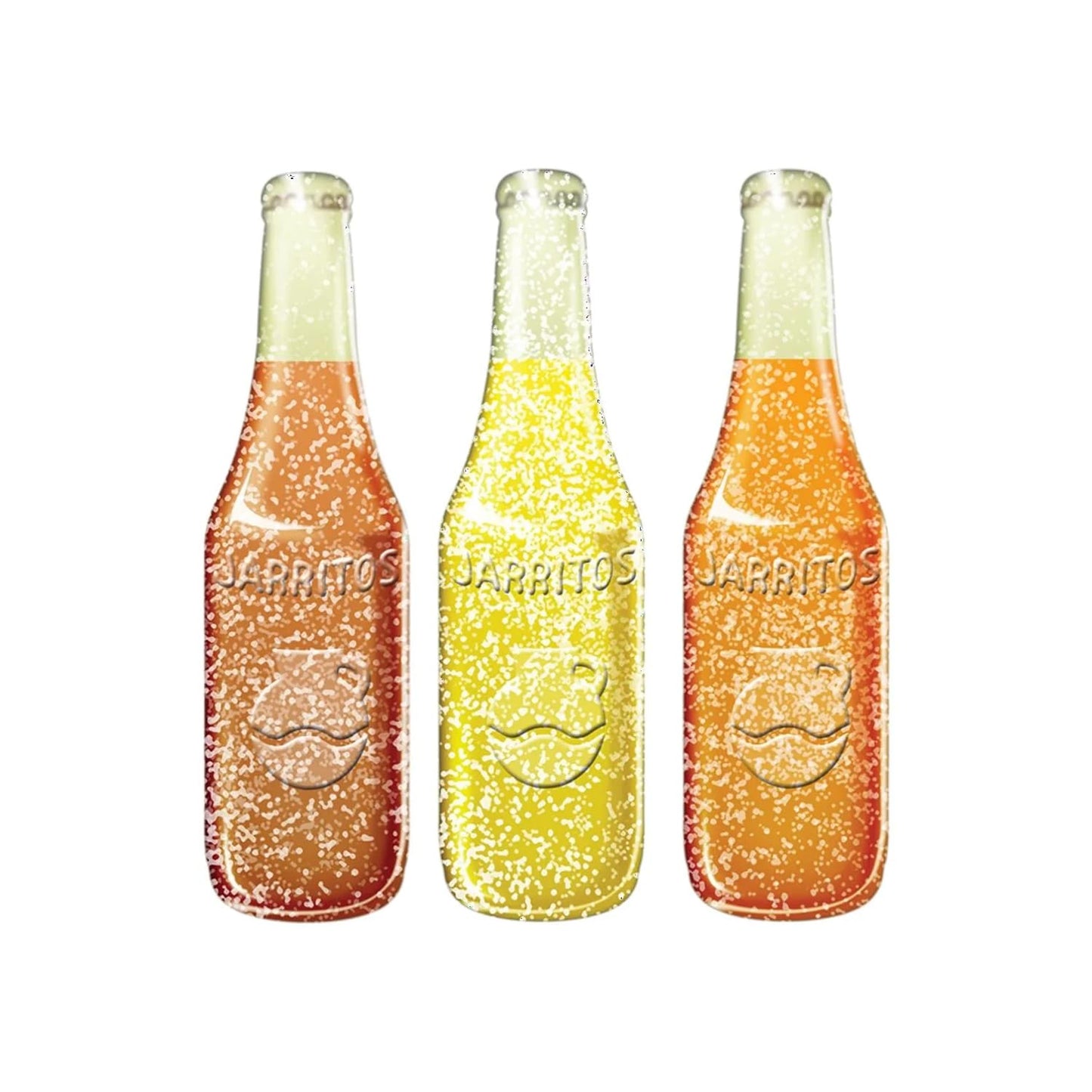 Jarritos Spicy Gummies 7oz Bag - 12 Pack - Mexican Candy Chili Infused Gummies with Fruity Flavors - Sweet, Tangy & Spicy Vegan Chewy Snack Treats