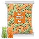 Bunny Candy 1 lb - Assorted Fruity Flavored Gummy, Bunny Shaped Candy for Egg Hunts, Party Favors, Classroom Treats, & Spring Celebrations
