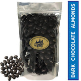 Dark Chocolate Covered Almonds - Crunchy Almonds Drenched in Rich Dark Chocolate (2 pound bag)