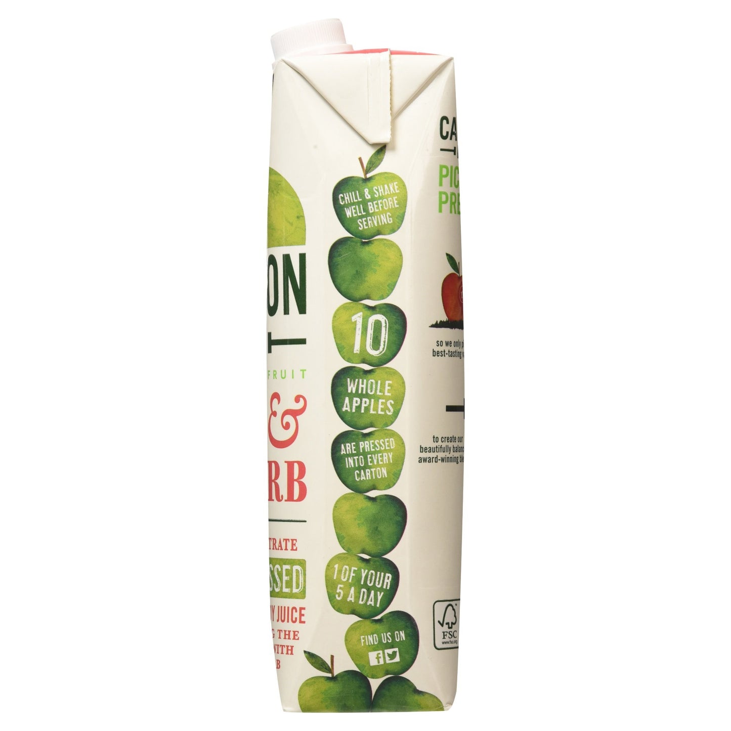 Cawston Press Apple and Rhubarb Juice, 1L