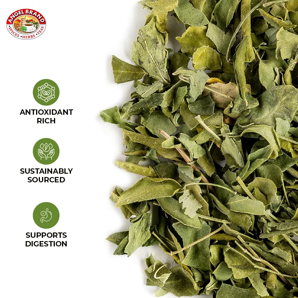Angel Brand Moringa Leaves 0.25 oz - 20g Pack, Pack of 3 - Dried Moringa Leaves for Tea, Cooking, and