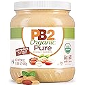PB2 Pure Organic Powdered Peanut Butter | Pure, USDA Organic Certified, Non-GMO Peanuts with No Salt, No Sugar | Vegan, Keto Friendly | 24oz