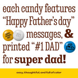 M&M'S Father's Day Milk Chocolate Candy Gift Jar, 12.7 oz