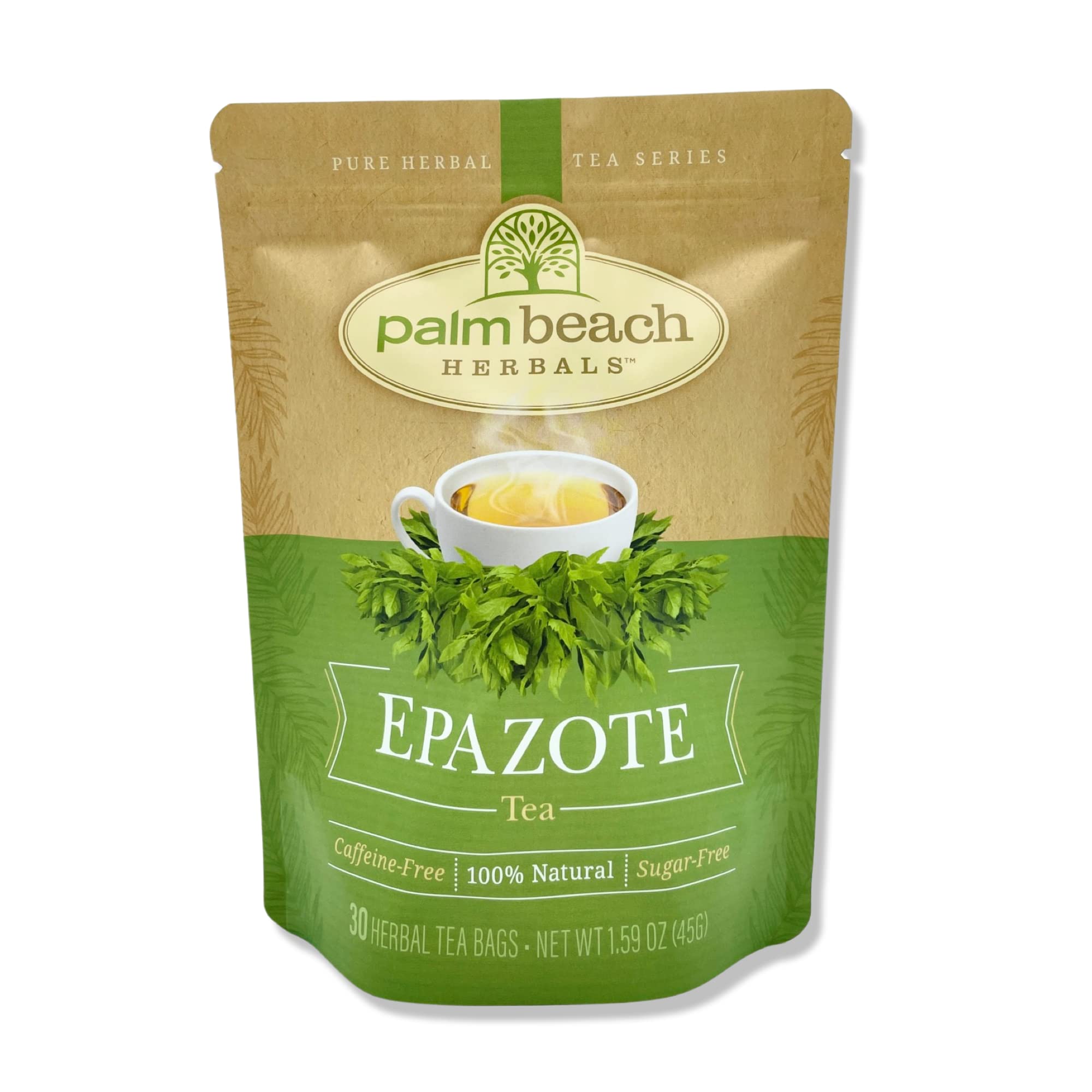 Palm Beach Medicinal Herbs - Epazote Tea - Pure Herbal Tea Series, 30ct